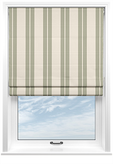 The British Stripe Co. Edward, Polzeath No.1 - Twist&Fit Roman Blind